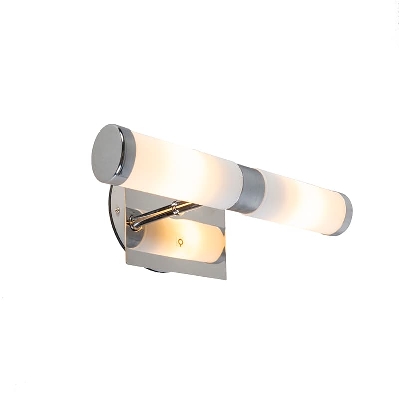 Moderná nástenná lampa chróm IP44 - Bath 2