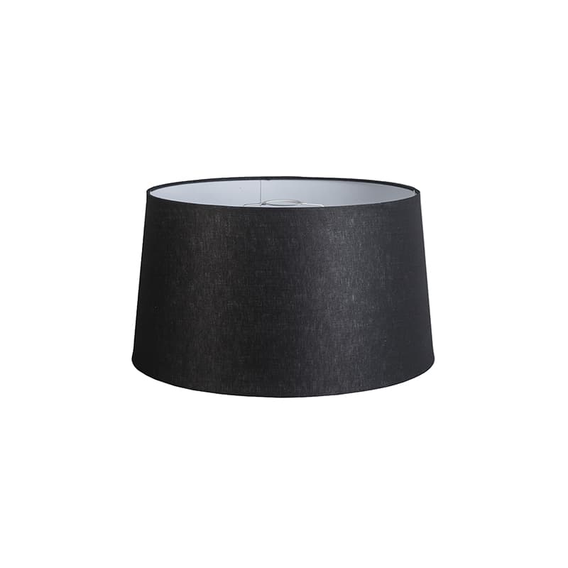 Tienidlo na lampu z ľanu čierne 45/25