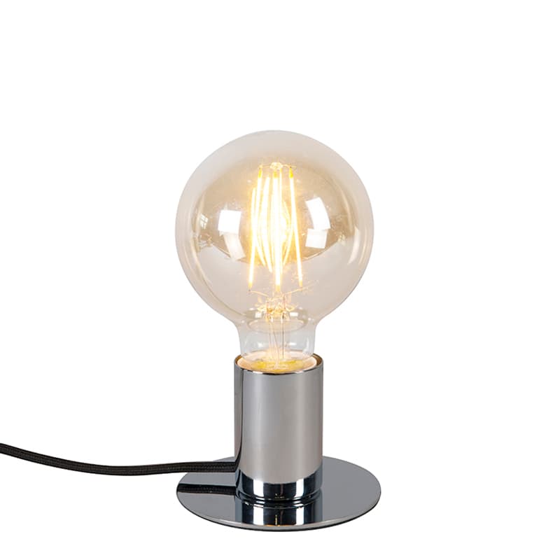 Moderná stolná lampa chróm - Facil