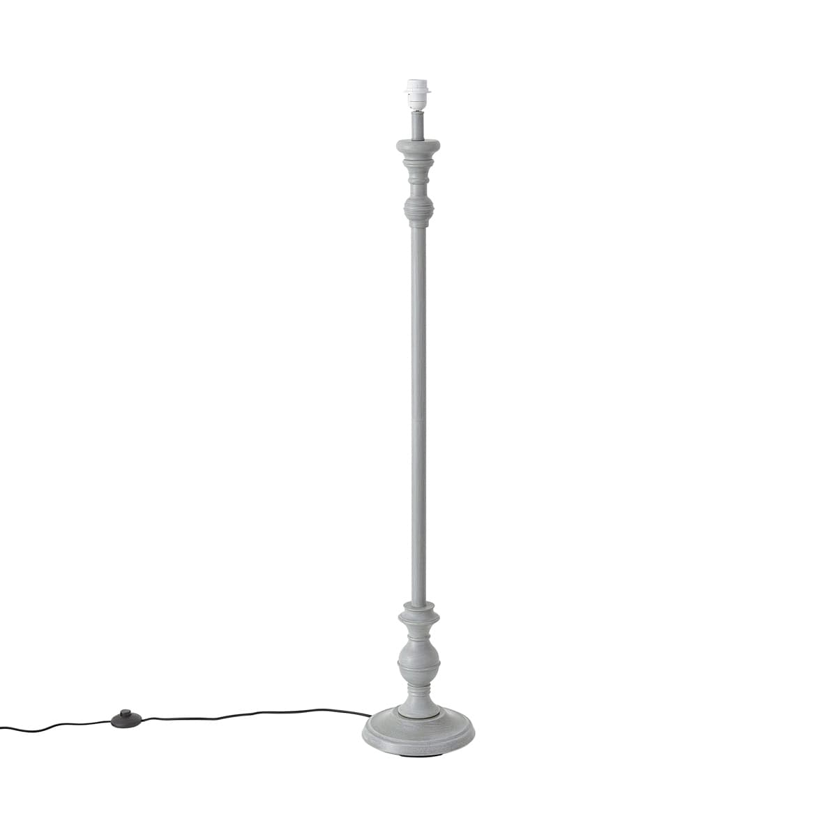 Klasická stojaca lampa sivá bez tienidla - Classico 1