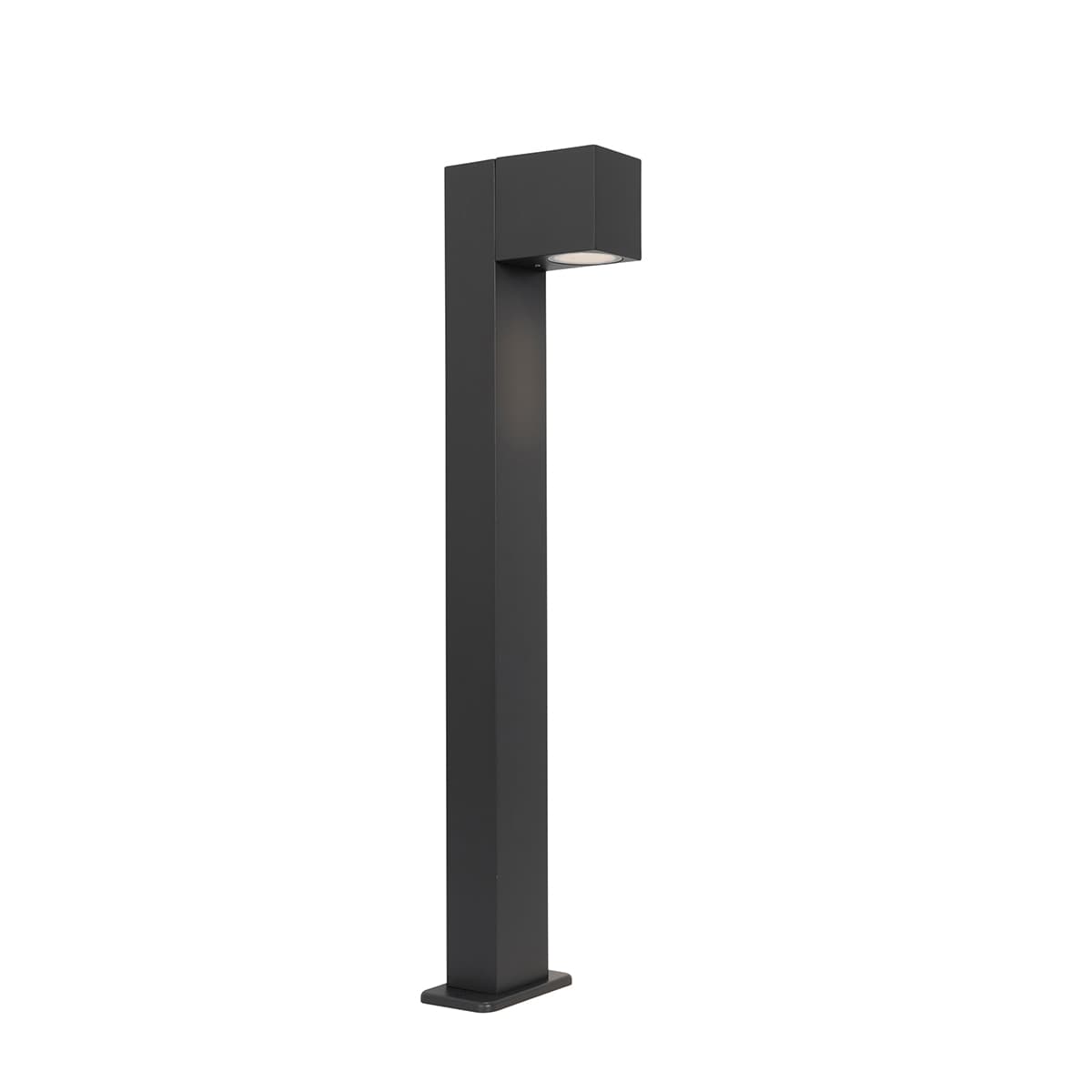 Priemyselná vonkajšia stojaca lampa tmavosivá 65 cm IP44 - Baleno