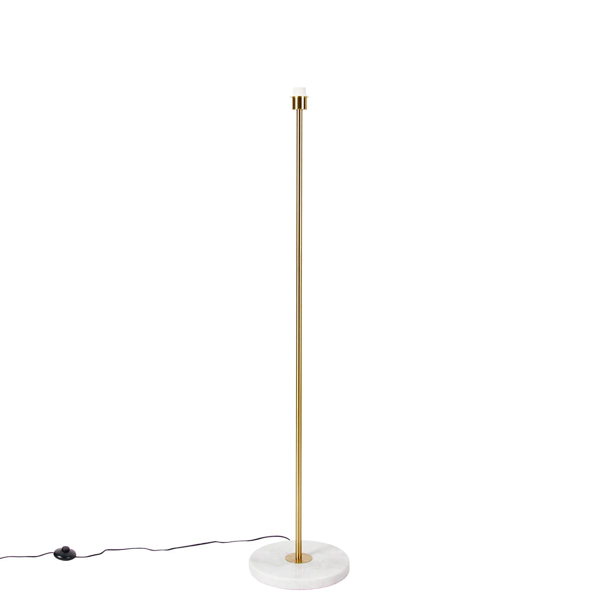 Moderná stojaca lampa mosadz - Kaso 1