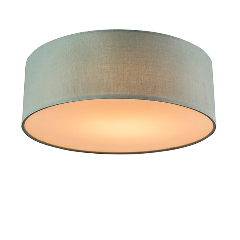 Stropné svietidlo zelené 30 cm vrátane LED - Drum LED