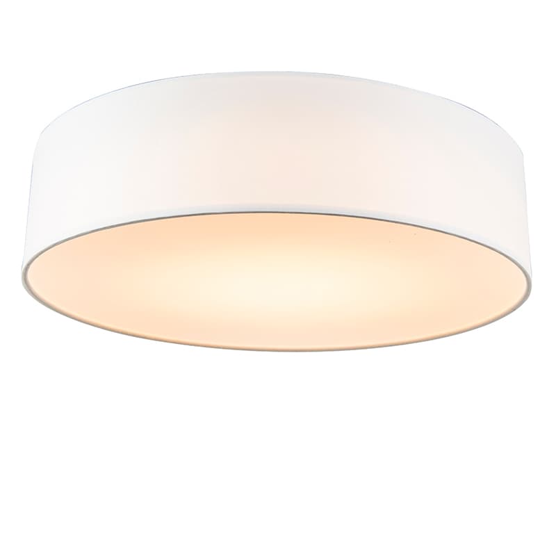 Stropné svietidlo biele 40 cm vrátane LED - Drum LED 1