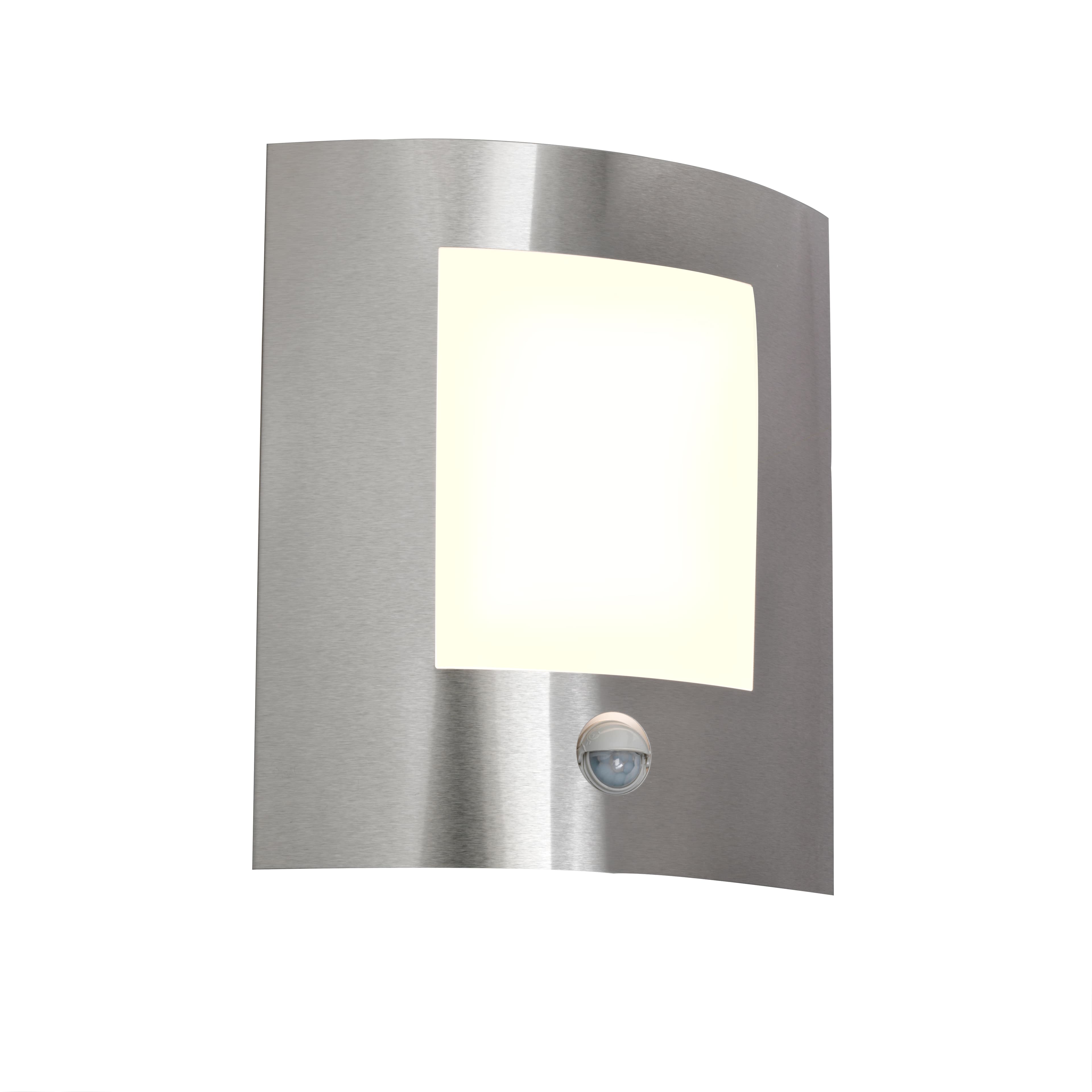 Moderná vonkajšia nástenná lampa oceľová s pohybovým senzorom IP44 - Emmerald 1 1