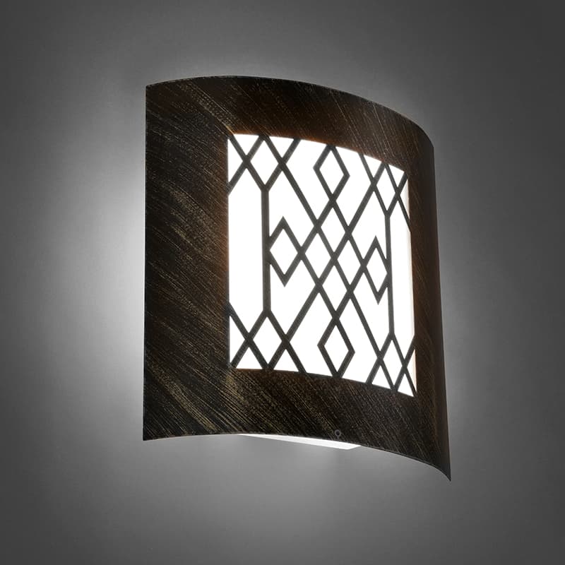 Moderná vonkajšia nástenná lampa hrdzavohnedá IP44 - Emmerald Classic 1