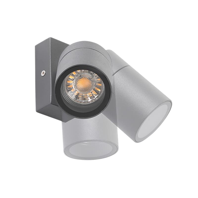Vonkajšia nástenná lampa antracit IP44 otočná a sklápateľná - Solo 1
