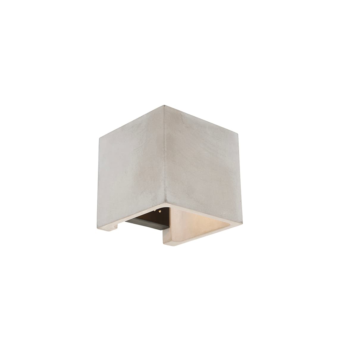 Rustikálna štvorcová nástenná lampa z betónu - Alban 1
