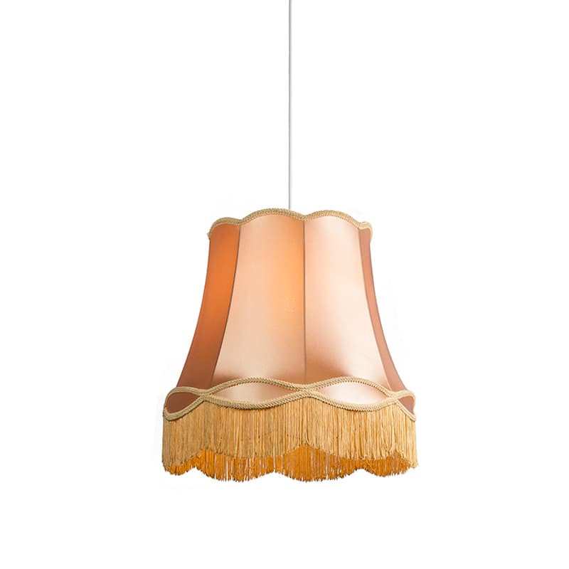 Retro závesné svietidlo zlaté 45 cm - Granny