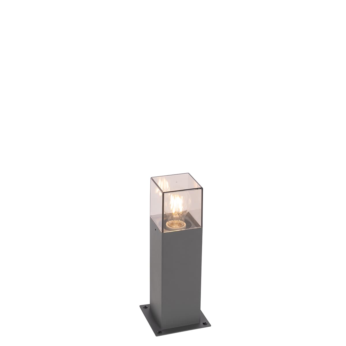 Vonkajšia lampa 30 cm antracit s zemným kolíkom a káblovou objímkou - Denmark 1