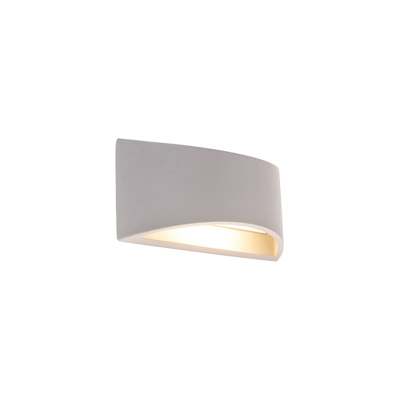Priemyselná nástenná lampa sivá betón - Creil 1