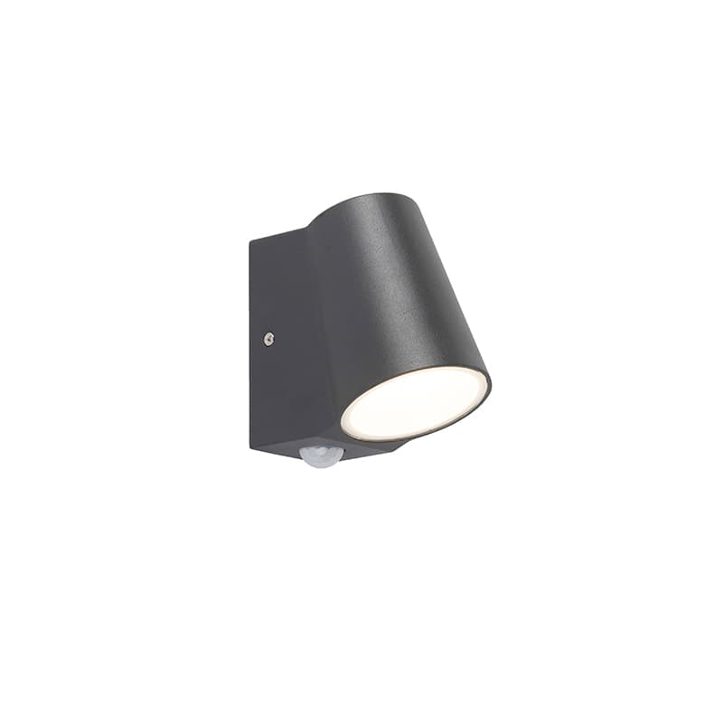 Vonkajšia lampa antracit s pohybovým senzorom vrátane LED - Uma 1