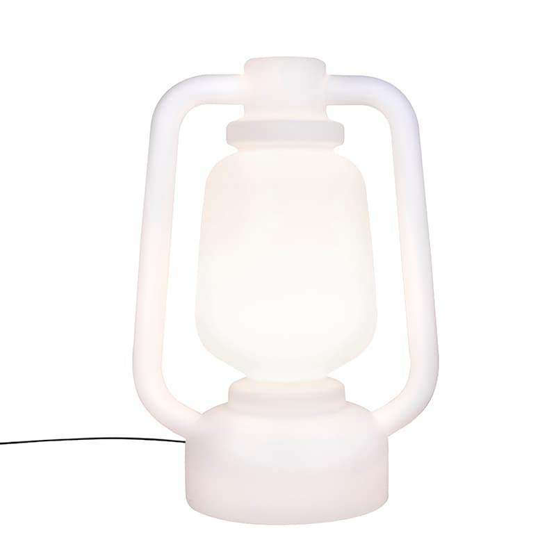 Stojaca lampa biela 110 cm IP44 - Storm Extra Large 1