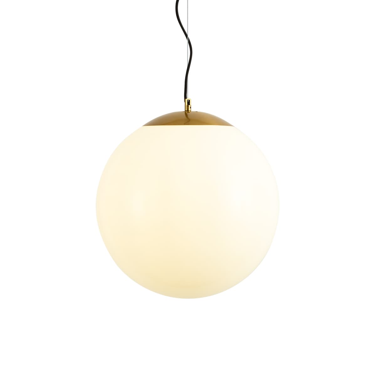 Skandiánske závesné svietidlo opálové sklo 40 cm - Ball 40 1