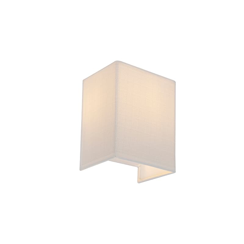 Moderná nástenná lampa juta biela - Vete 1