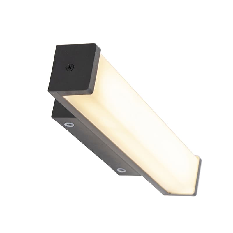 Nástenná lampa čierna 32 cm IP44 - Cascada 1