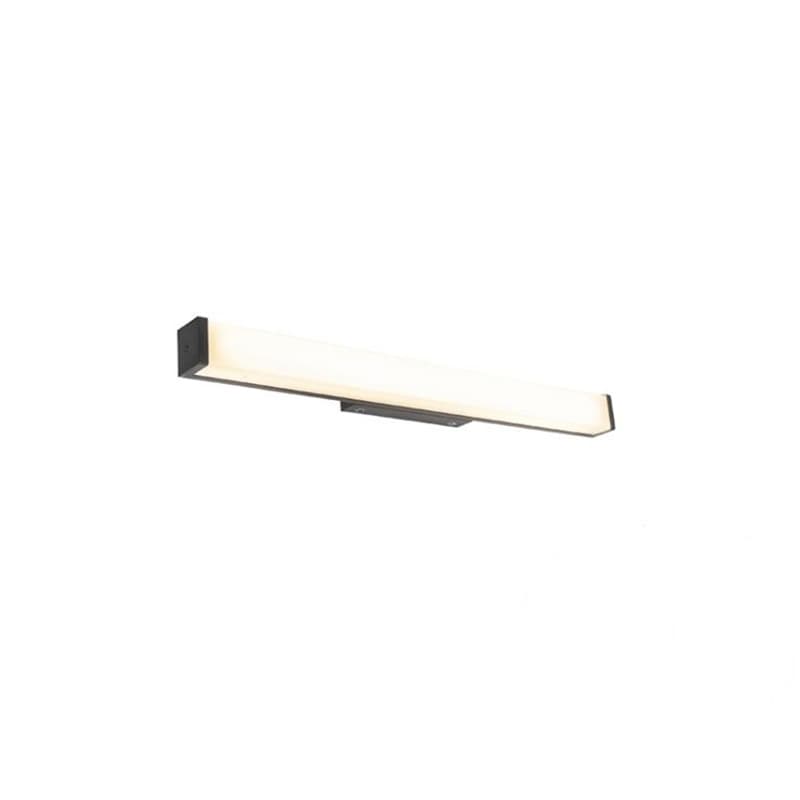 Moderné nástenné svietidlo do kúpeľne čierne 62 cm IP44 - Cascada 1