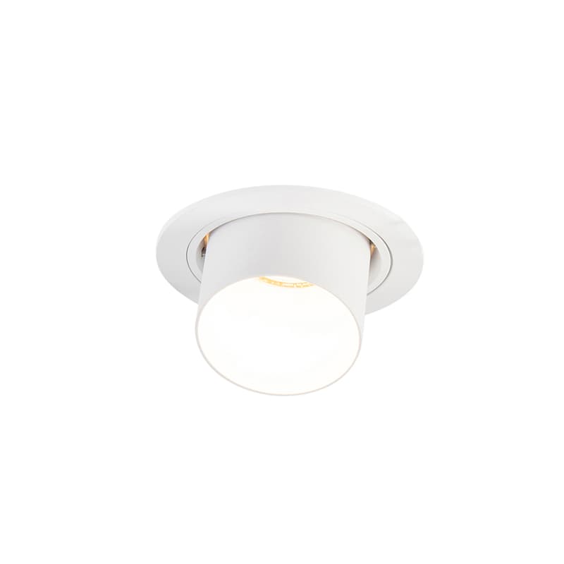 Moderné zapustené bodové svetlo okrúhle biele naklápateľné - Installa 1