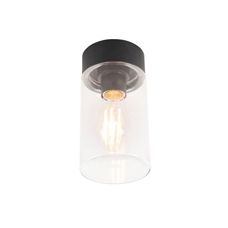 Moderné stropné svietidlo čierne 22,6 cm IP44 - Jarra 1