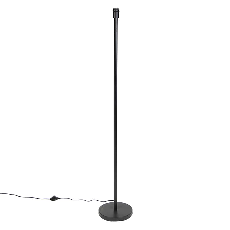 Moderná stojaca lampa čierna bez tienidla 149 cm - Simplo 1