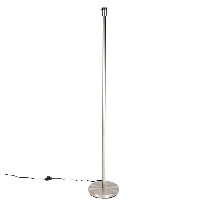Moderná stojaca lampa oceľ bez tienidla - Simplo 1