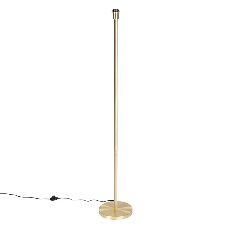 Klasická stojaca lampa mosadz bez tienidla - Simplo