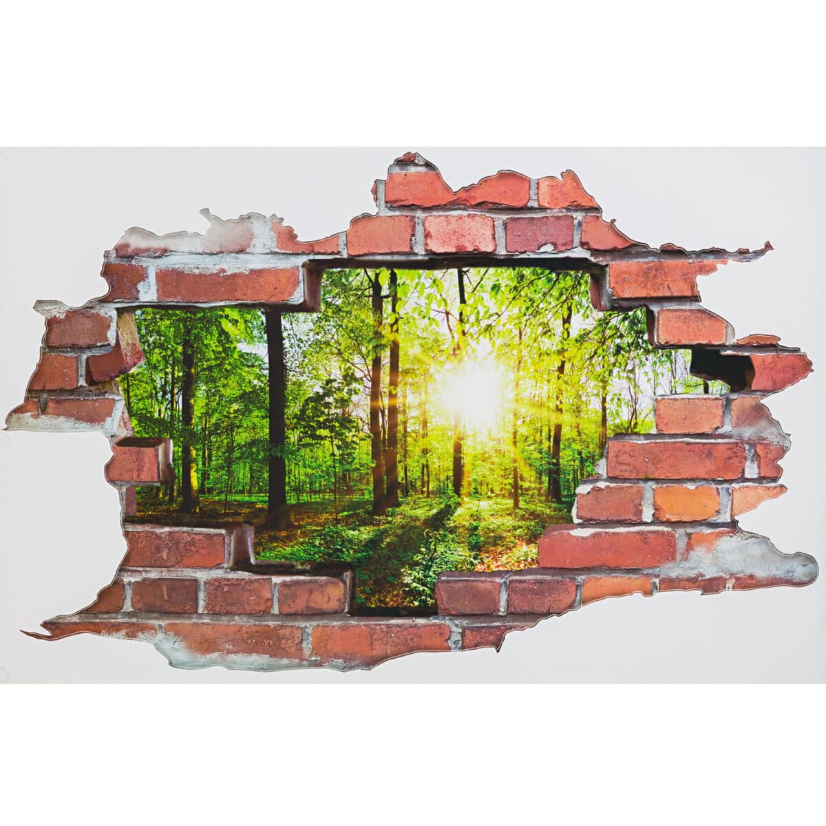 3D samolepka na stenu Forest 1