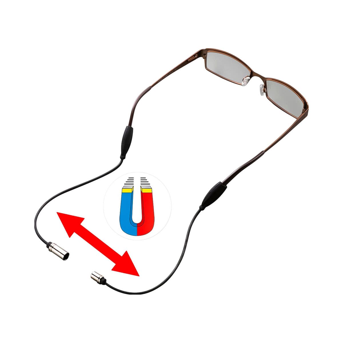 Magnetický opasok na okuliare 1