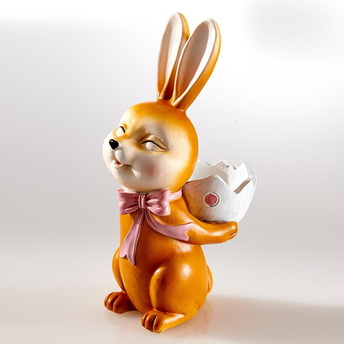 Dekorácia zajačik s miskou 1