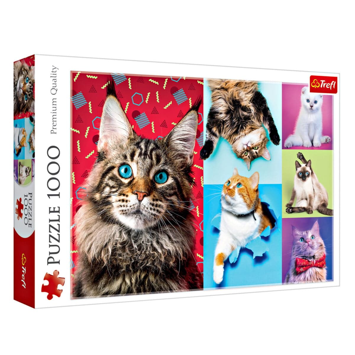 Puzzle 1000 dielikov Šťastné mačky