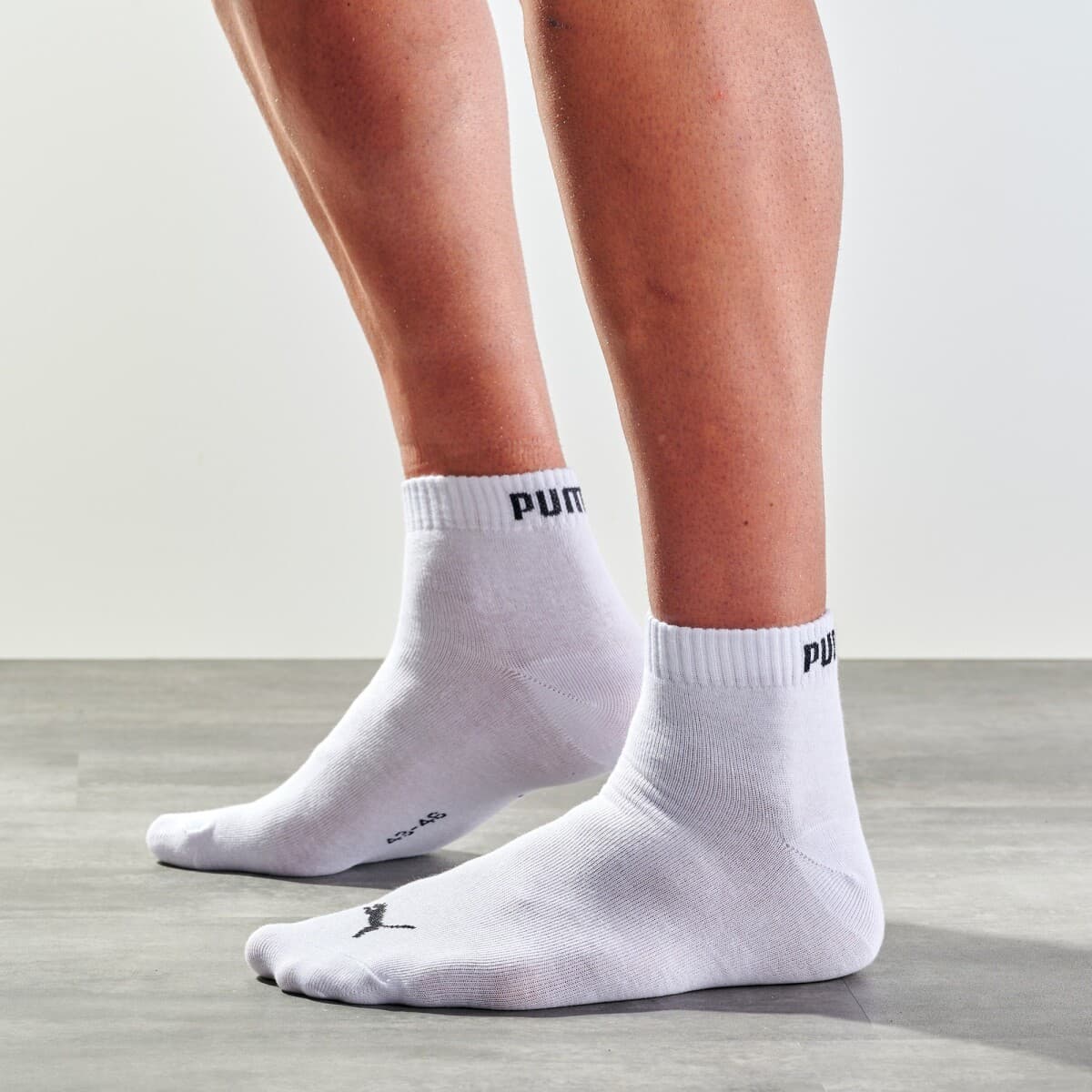Nízke ponožky Quarter Puma, súpr. 3 párov, čierne 1