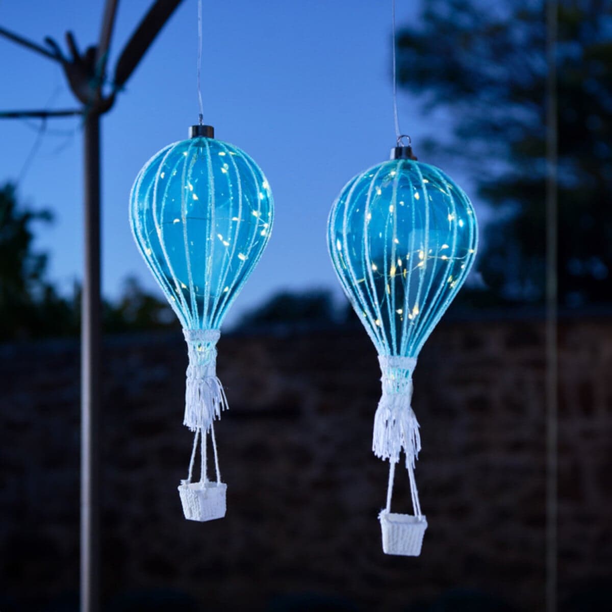LED sklenený balón 1