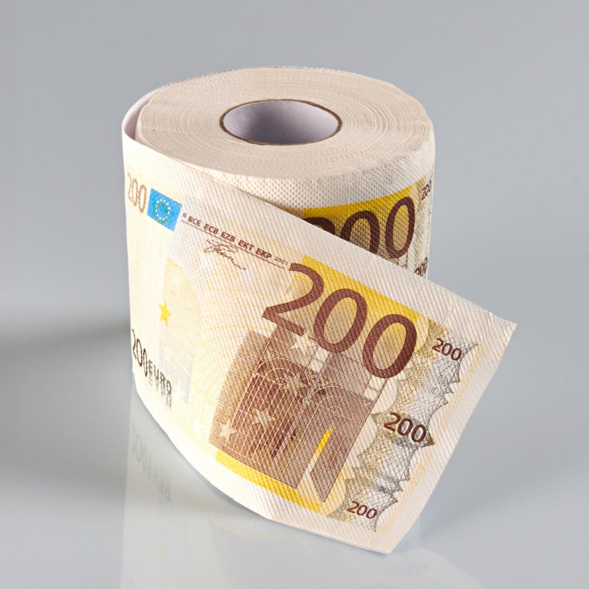 Toaletný papier s potlačou 200Euro 1