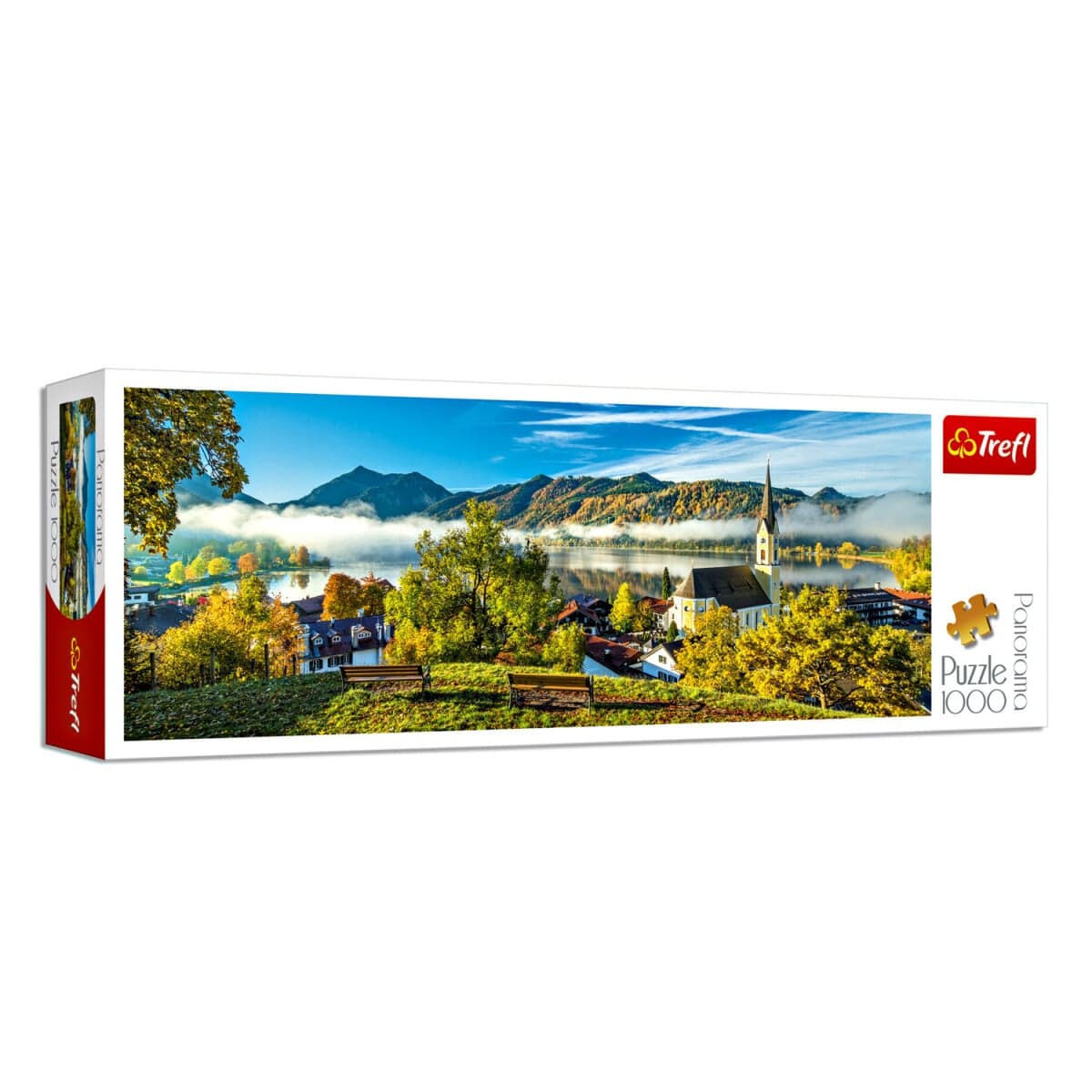 Panoramatické puzzle 1000 dielov Schlierské jazero