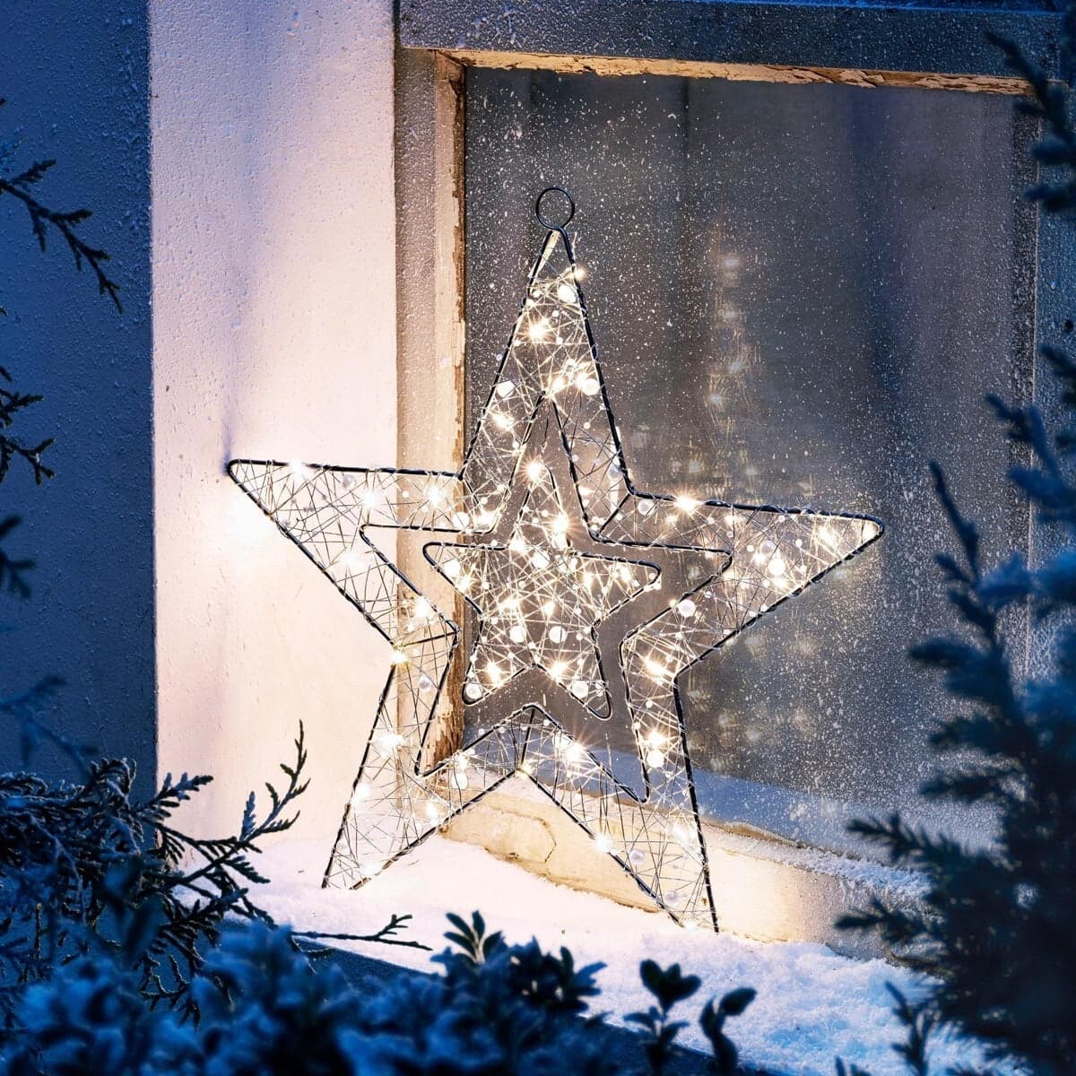 LED závesná dekorácia hviezda Estrella 1