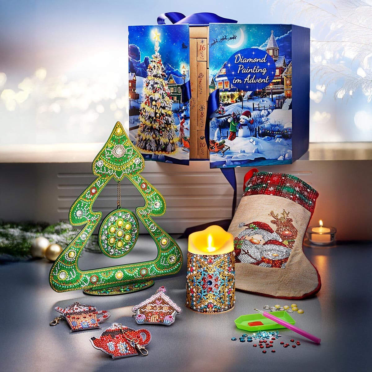 Adventný kalendár Diamantové maľovanie 1