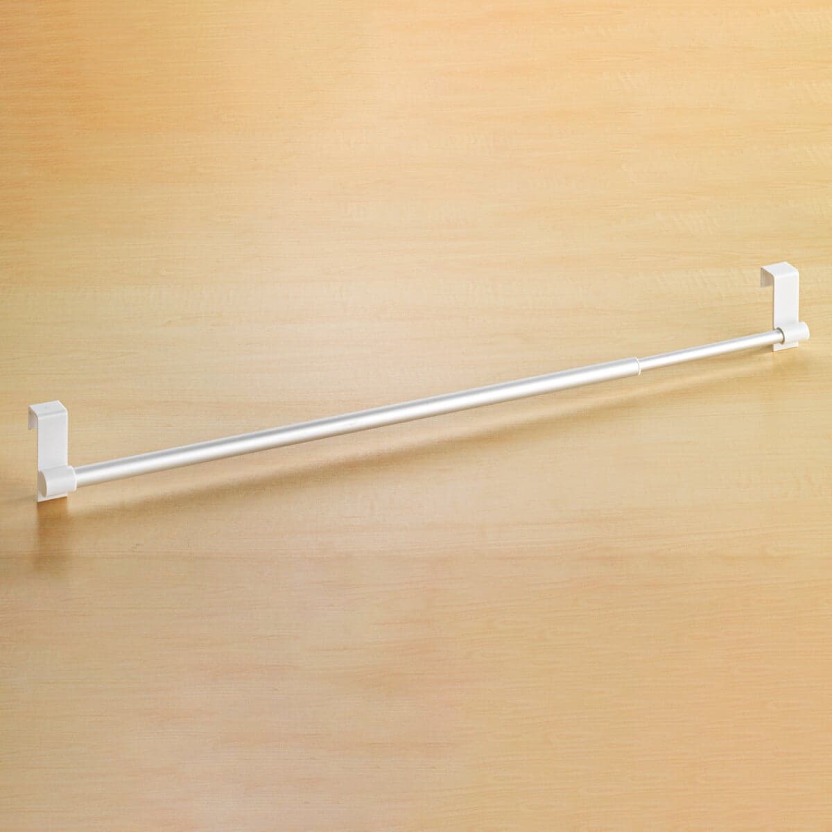 Záclonová tyč + 2 háčiky 90-130 cm 1