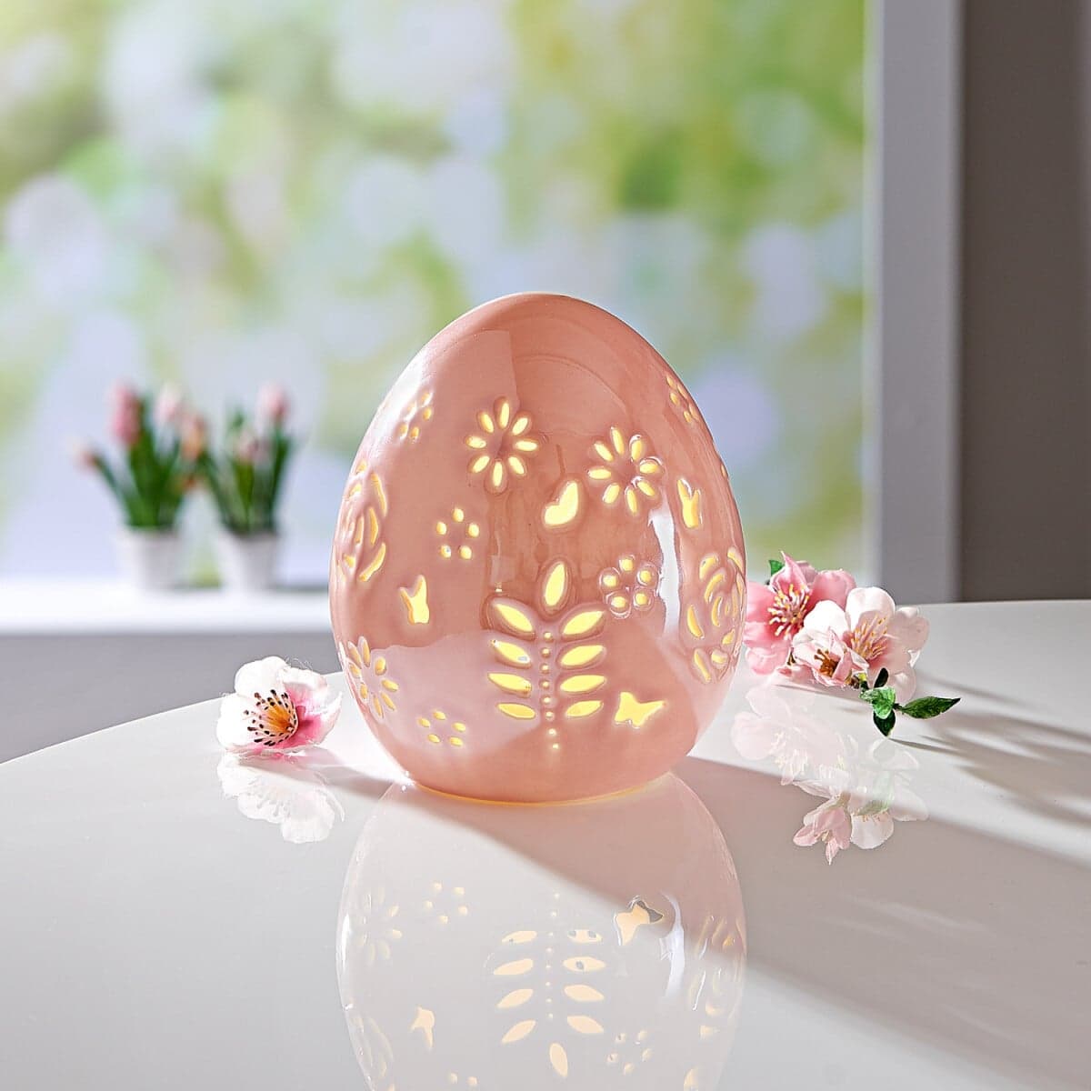 LED porcelánové vajíčko 1