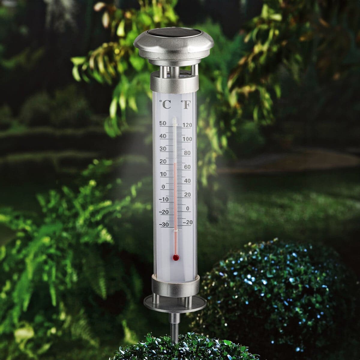 Solárny LED teplomer s osvietlením Grundig 1