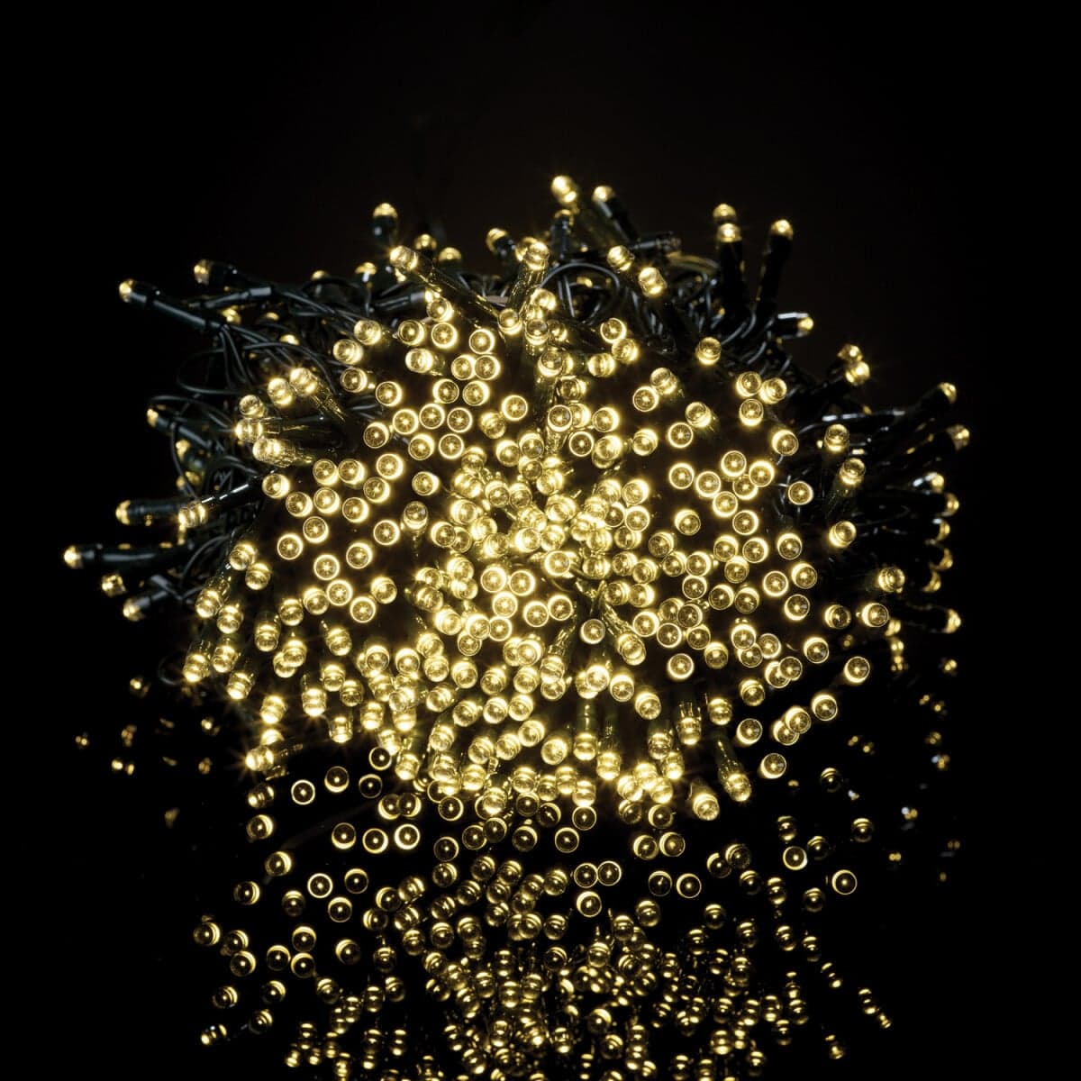 100 LED farebných svetiel 1