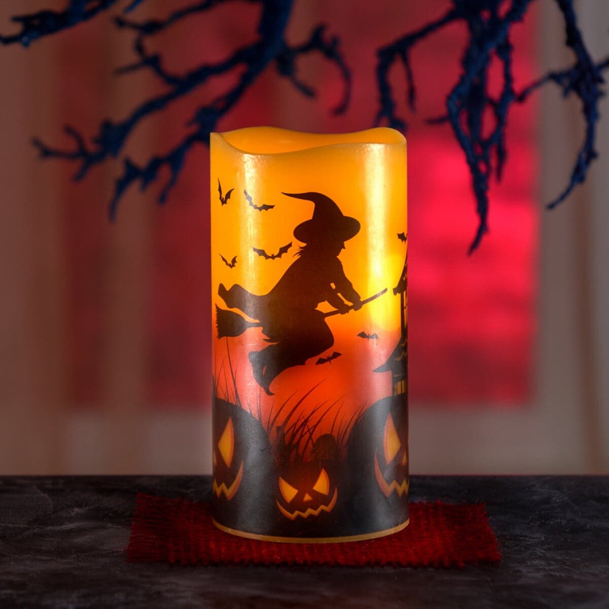 Sviečka LED Halloween 1