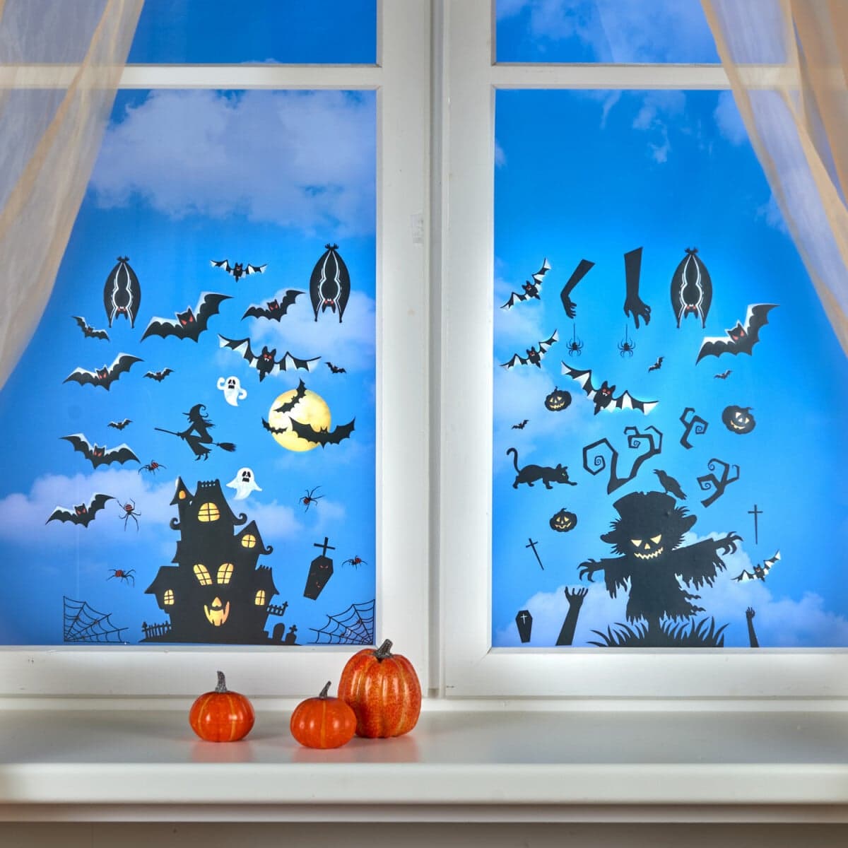 3 samolepky na okná Halloween 1