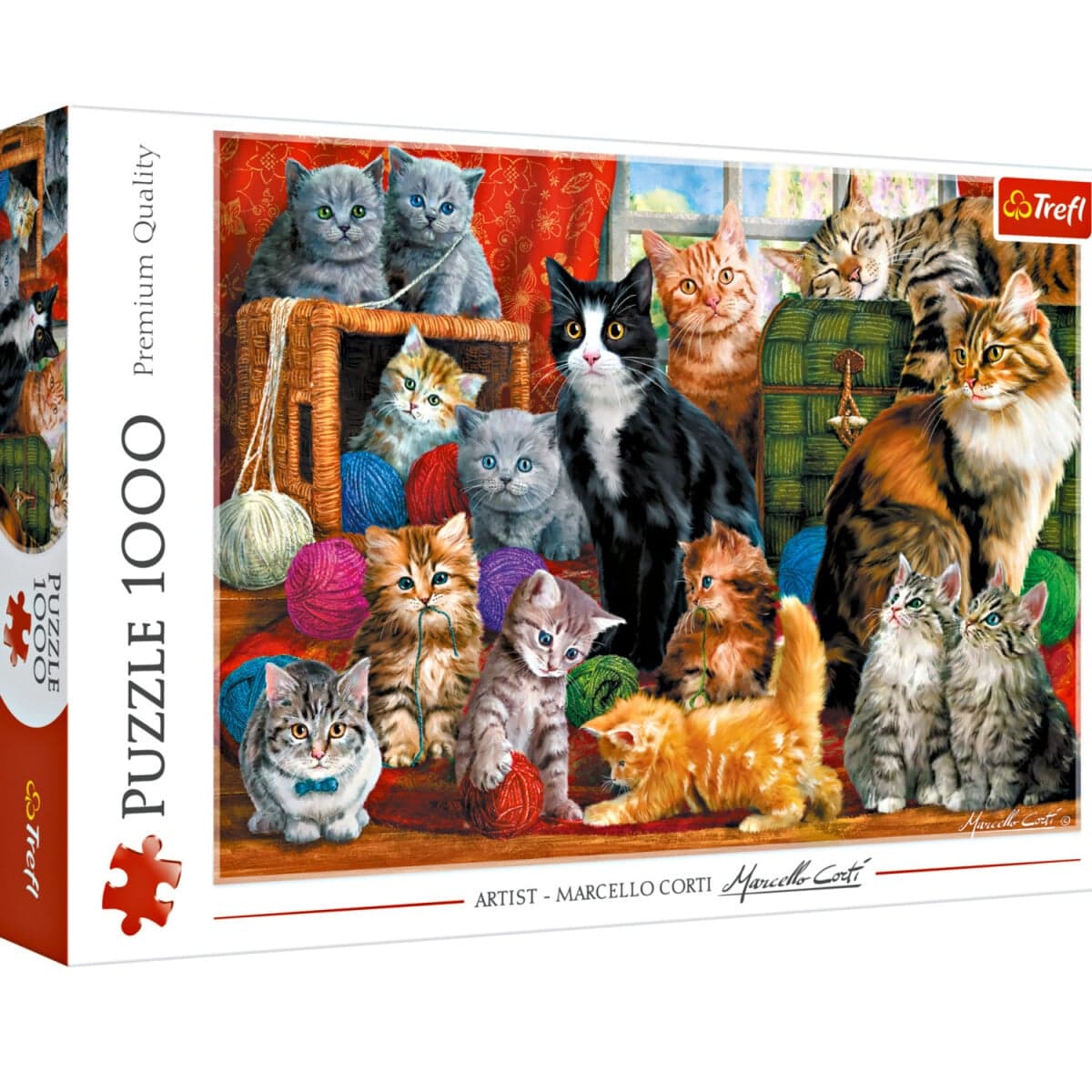 Puzzle 1000 dielikov Mačky 1