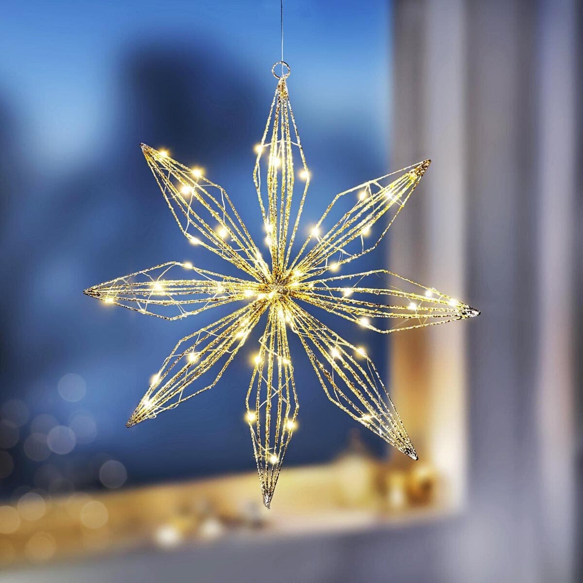 LED závesná dekorácia Hviezda Shine 1