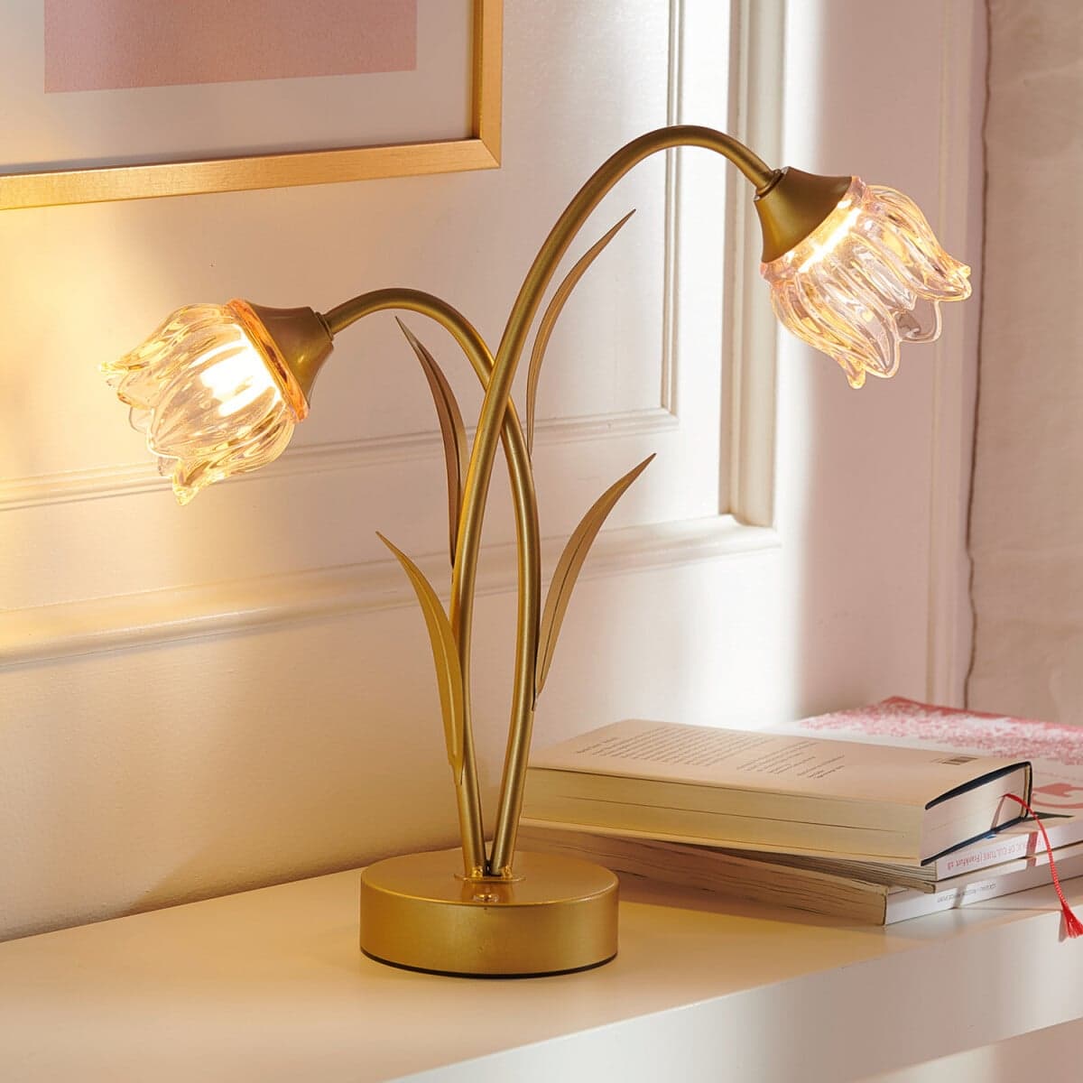 Dotyková lampa Kvety
