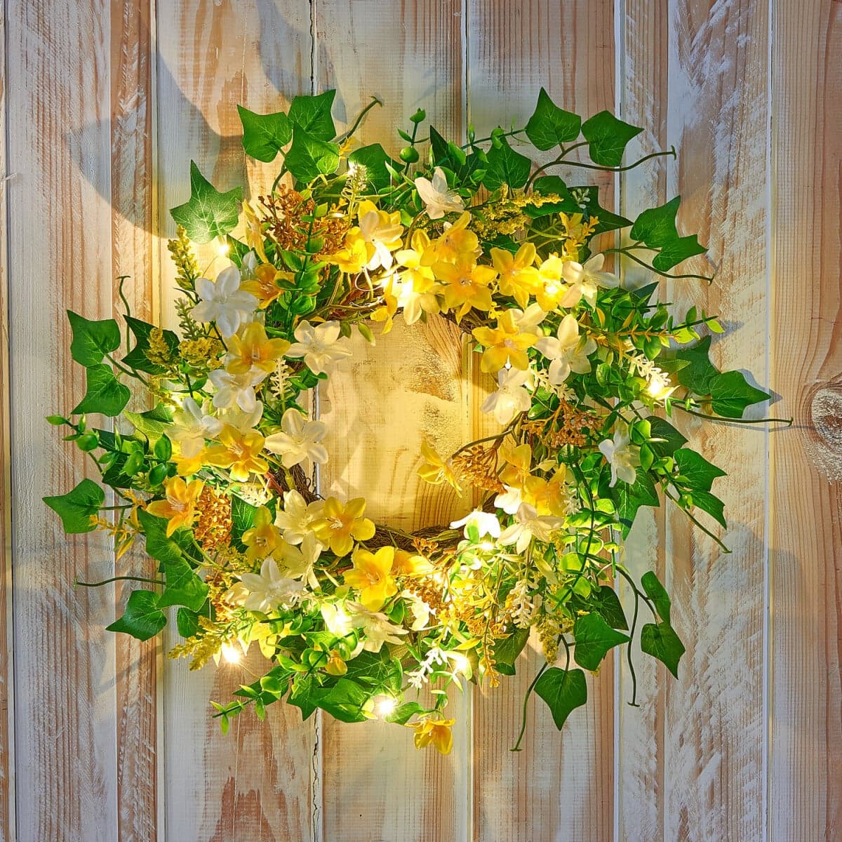 LED veniec Kvety 1