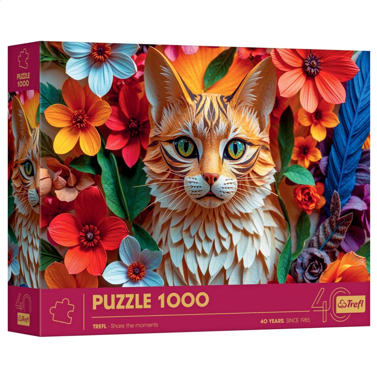 Puzzle 1000 dielikov Jubilejná mačka