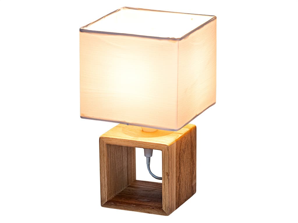 Stolná lampa Kostka Grundig 1