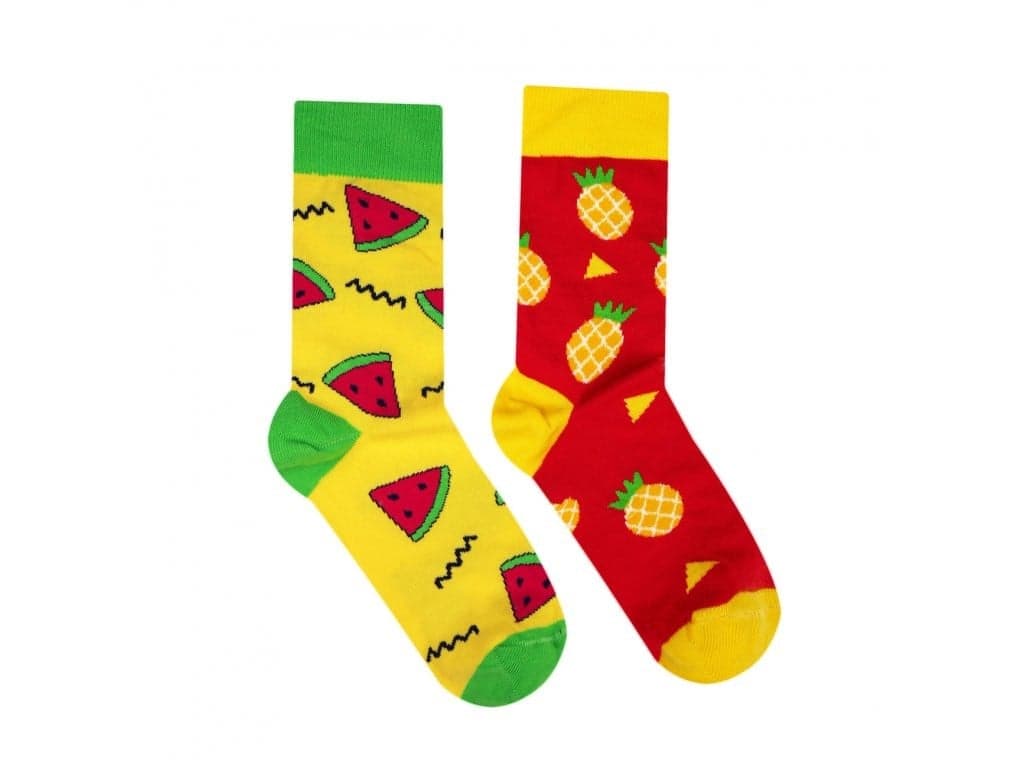 Veselé ponožky Melón a ananas 1