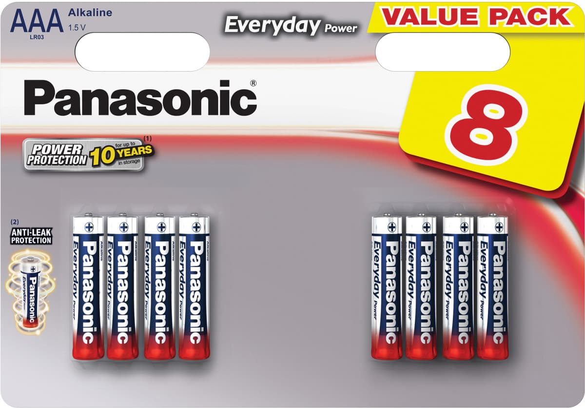 Alkalické batérie PANASONIC AAA 1